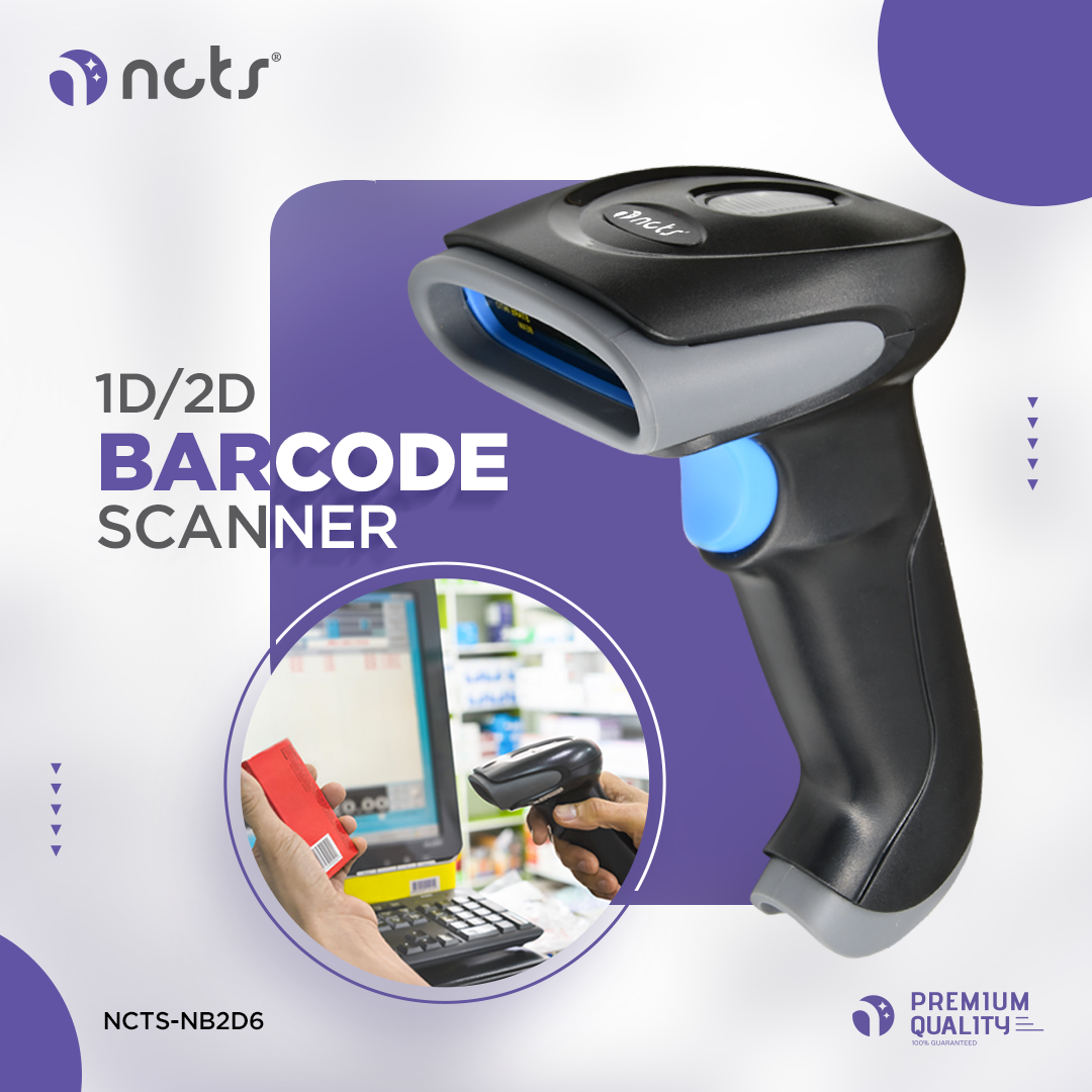 NCTS-NB2D6 WIRED 1D/2D BARCODE SCANNER