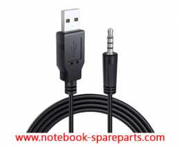 CABLE AUX TO USB 1M 3.5MM